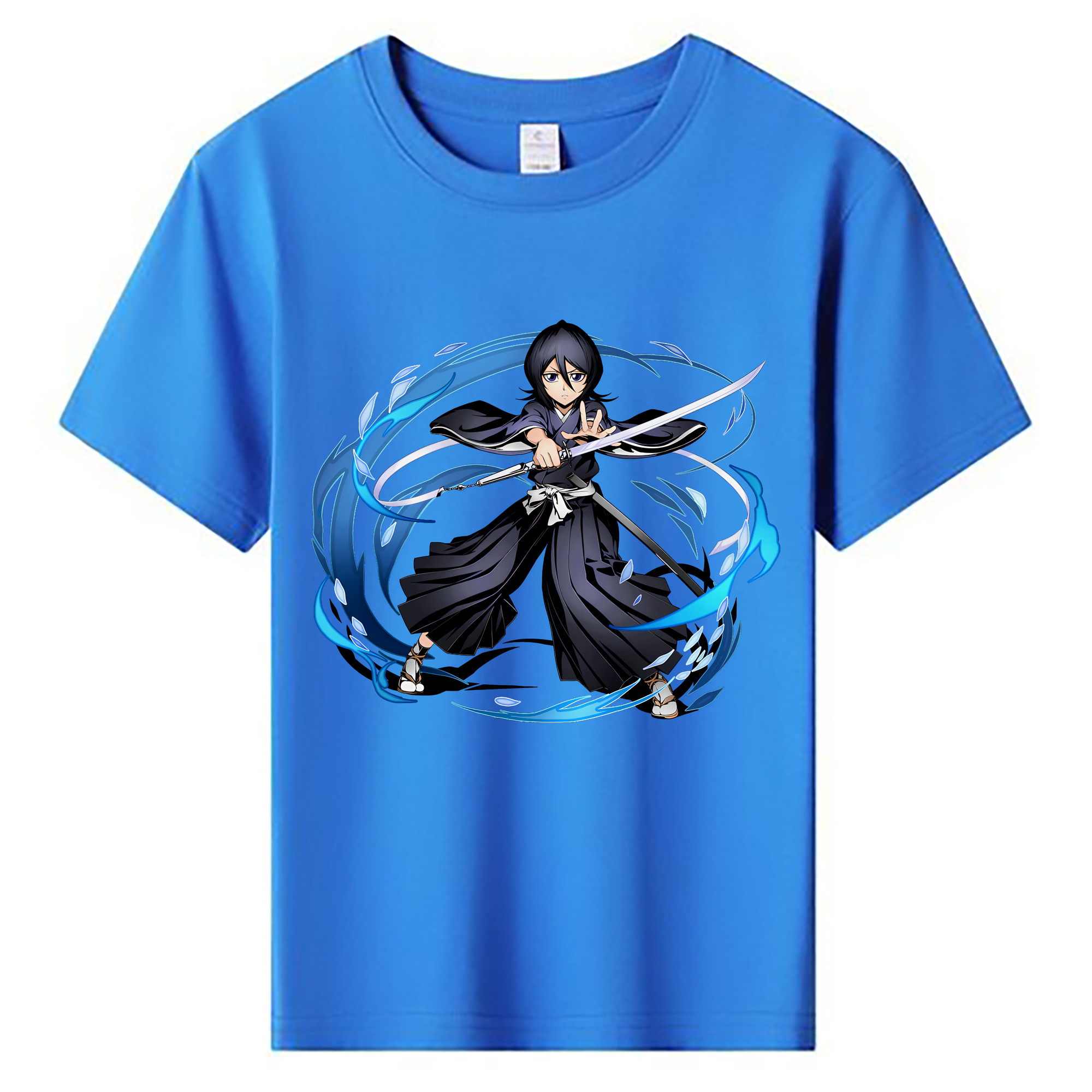 （画像用） ブリーチ 朽木ルキア BLEACH Kuchiki Rukia 綿100％キッズTシャツ（フロントプリント）